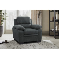 Mellitz Upholstered Pillow Top Armchair by Ebern Designs