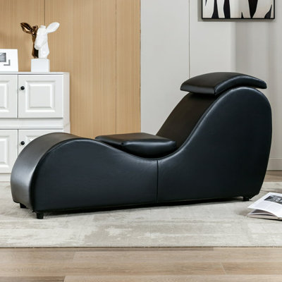 Vegan Leather Chaise Lounge by Mjkone