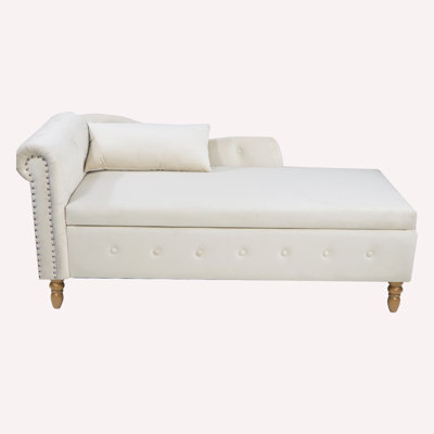 Hibner Upholstered Chaise Lounge by Rosdorf Park