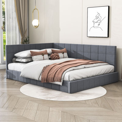 Brunwood Upholstered Corner Daybed by Everly Quinn