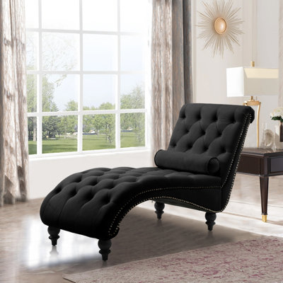 Holcroft Upholstered Chaise Lounge by Canora Grey