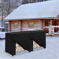 Outdoor Log Rack Cover by Arlmont & Co.