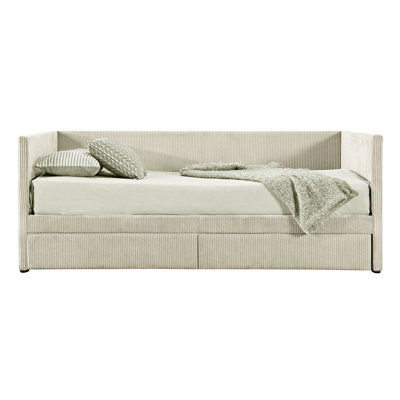 Deymar Upholstered Daybed with Two Drawers by Hokku Designs