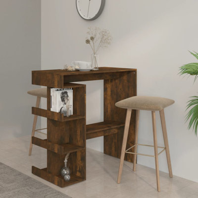Dabu Counter Height 39.4" Trestle Dining Table by Ebern Designs