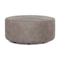 Cassi 40" Wide Round Standard Ottoman