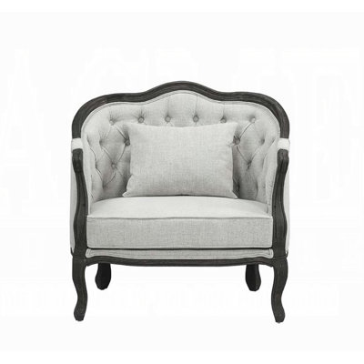 Agatho Barrel Chair with Pillow, Accent chair,Arm Chair by Charlton Home