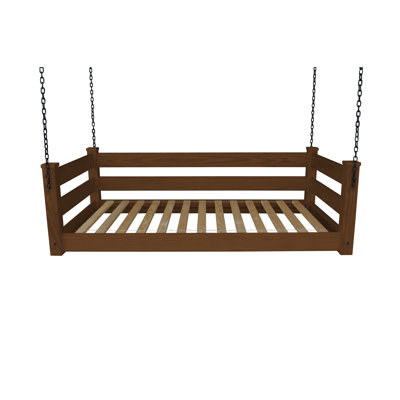 Adrow Solid Wood Hanging Daybed by Wildon Home