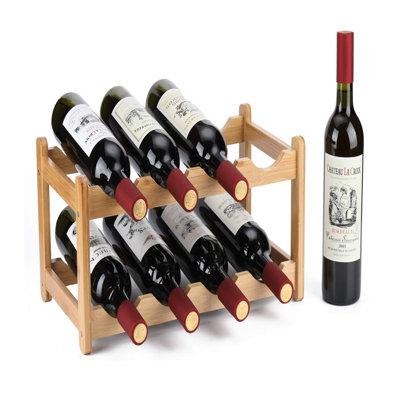 Pozzi 8 Bottle in Wood Color