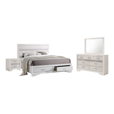 Elessa 4 Piece Bedroom Set by Wrought Studio