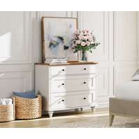 Claristine 3 - Drawer Dresser by Charlton Home