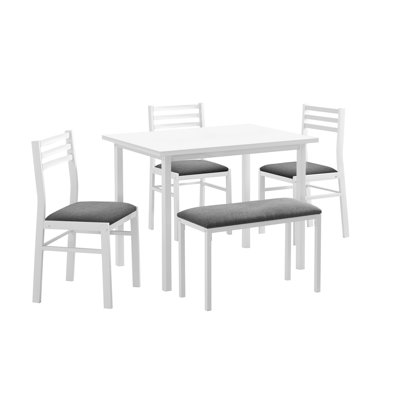 Huell 4 - Person Dining Set by Ebern Designs