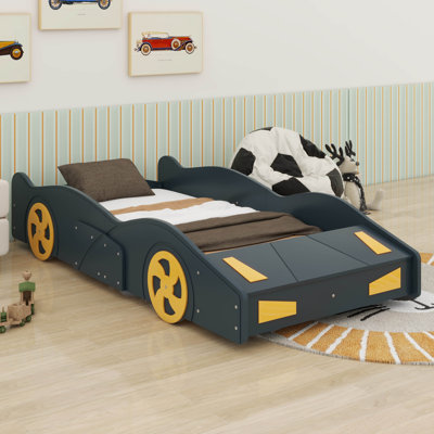 Lorden Twin Size Race Car-Shaped Platform Bed by Zoomie Kids