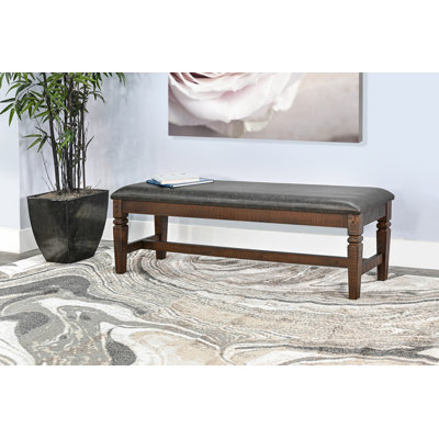 Meriwether Faux Leather Bench by The Twillery Co.