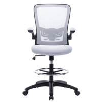 Kyzah Mesh Office Chair, Computer chair with wheels, home office chair with adjustable height by Inbox Zero