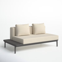 Filmore 68.7" Wide Outdoor Loveseat with Cushions by AllModern