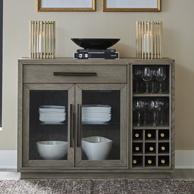 Ruffy 47.5" Wide 1 Drawer Oak Wood Server by Wildon Home