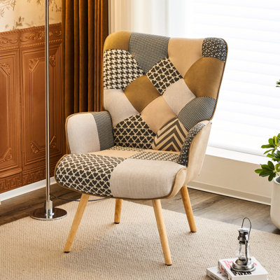 Jarade Accent Chair High Back Arm Chair by George Oliver