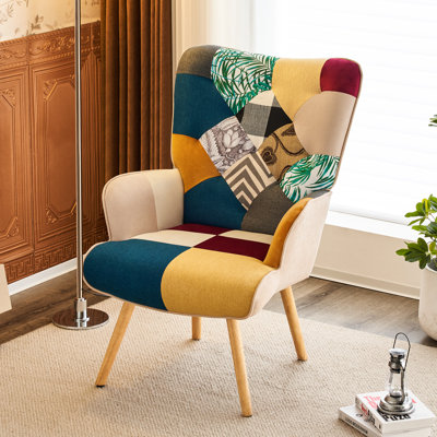Jarade Accent Chair High Back Arm Chair by George Oliver