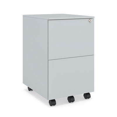 Ceha 2-Drawer Mobile File Cabinet with Lock by Latitude Run