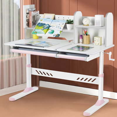 Labarbera Writing Desk with Bookcase by Viv + Rae