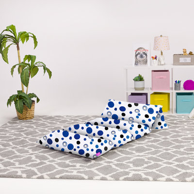 KIds Floor Pillow Cover Only, Nap Mat Kids Floor Pillow Cover to Add in Pillows - Premium Cushion and Lounger Covers for Pillows - Gifts for Kids, Tee by Posh Creations