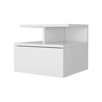 Wimjan 12" Wood One Drawer Floating Nightstand