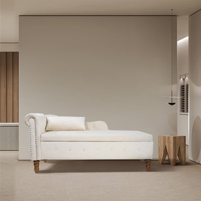 Granit Upholstered Chaise Lounge by House of Hampton