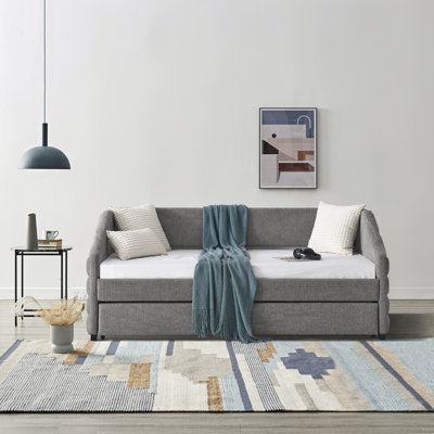 Blakelyn Upholstered Daybed with Trundle by Brayden Studio