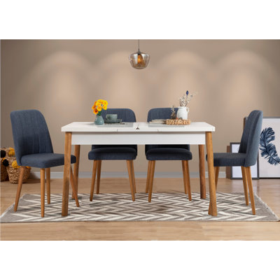 Waterman 4 - Person Butterfly Leaf Dining Set by East Urban Home