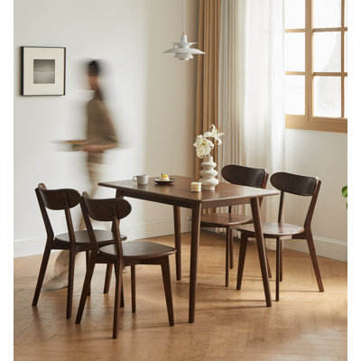 Babbette Solid Wood Side Chair Dining Chair by Corrigan Studio