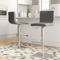 Folkston Barrentine Adjustable Height Bar Stool by Wade Logan
