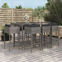 Metal Bar Set with Stools by Latitude Run