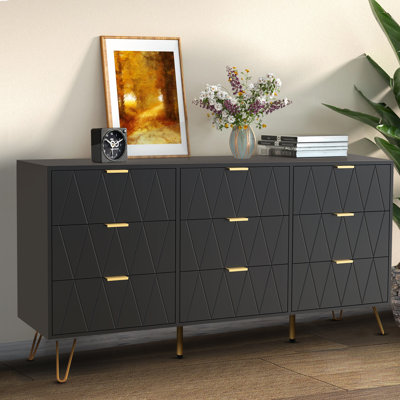 Telfair 9 Drawer 58.9" W Dresser by Willa Arlo Interiors