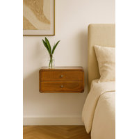 Arlea Solid Wood Nightstand by Millwood Pines