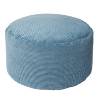 30" Wide Round Pouf Ottoman by Latitude Run