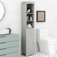 Kieger 67" Kitchen Pantry, Pantry Cabinet, Tall Accent Cabinet, Kitchen Storage Cabinet by Winston Porter