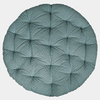 Indoor Textured Papasan Seat Cushion by Red Barrel Studio