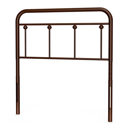 August GroveMetal Headboard - Adjustable Height - Farmhouse Victorian Style by August Grove