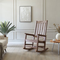 Kiomara Outdoor Oversized Poly Lumber Porch Rocker - High Back Rocking Chair, Weatherproof, UV/Mold Resistant, Recyclable & Low Maintenance, Easy Asse by Winston Porter