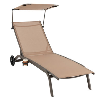 Nirutma Outdoor Chaise Lounge by Ebern Designs