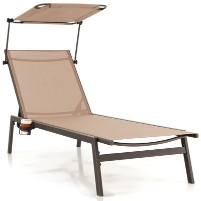 Orphia 65" Long Reclining Single Chaise by Ebern Designs