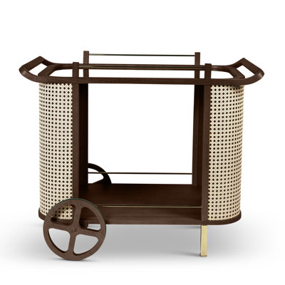 Kinser Modern Brazilian - Dinda Bar Cart by Corrigan Studio
