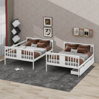 Caryna Full over Full Bunk Bed by Harriet Bee