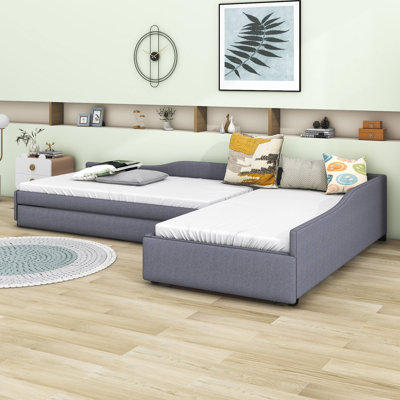 Dorreen Twin and Twin Size One Drawer Daybed with Twin Size Trundle by Hokku Designs
