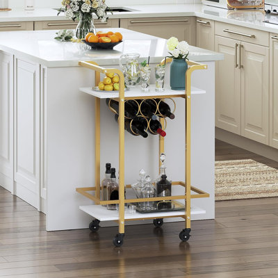 Tanveer Metal Bar Cart by 17 Stories