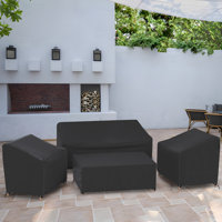 Outdoor Patio Conversation Set Cover by Arlmont & Co.