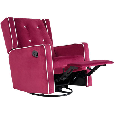 Rangler 29" Wide Upholstered Swivel Armchair, Comfy Accent Chair, Modern Swivel Rocker Chair