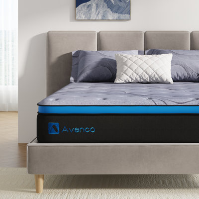 Home 10" Medium Cooling Gel Memory Foam Hybird Mattress by Home