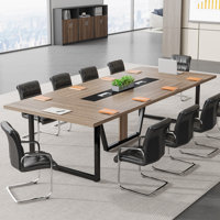 Anoush Rectangular Conference Table by Millwood Pines