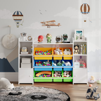 Lafon Manufactured Wood Toy Organizer with Bins by Viv + Rae